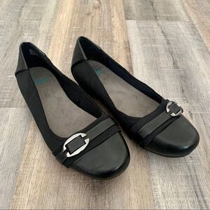 Black slip on shoes  